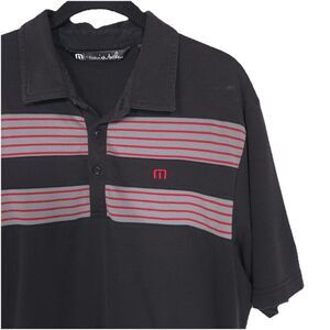 Travis Matthew Polo Jungle Expedition LARGE Heather Forged PIMA COTTON PERU MADE